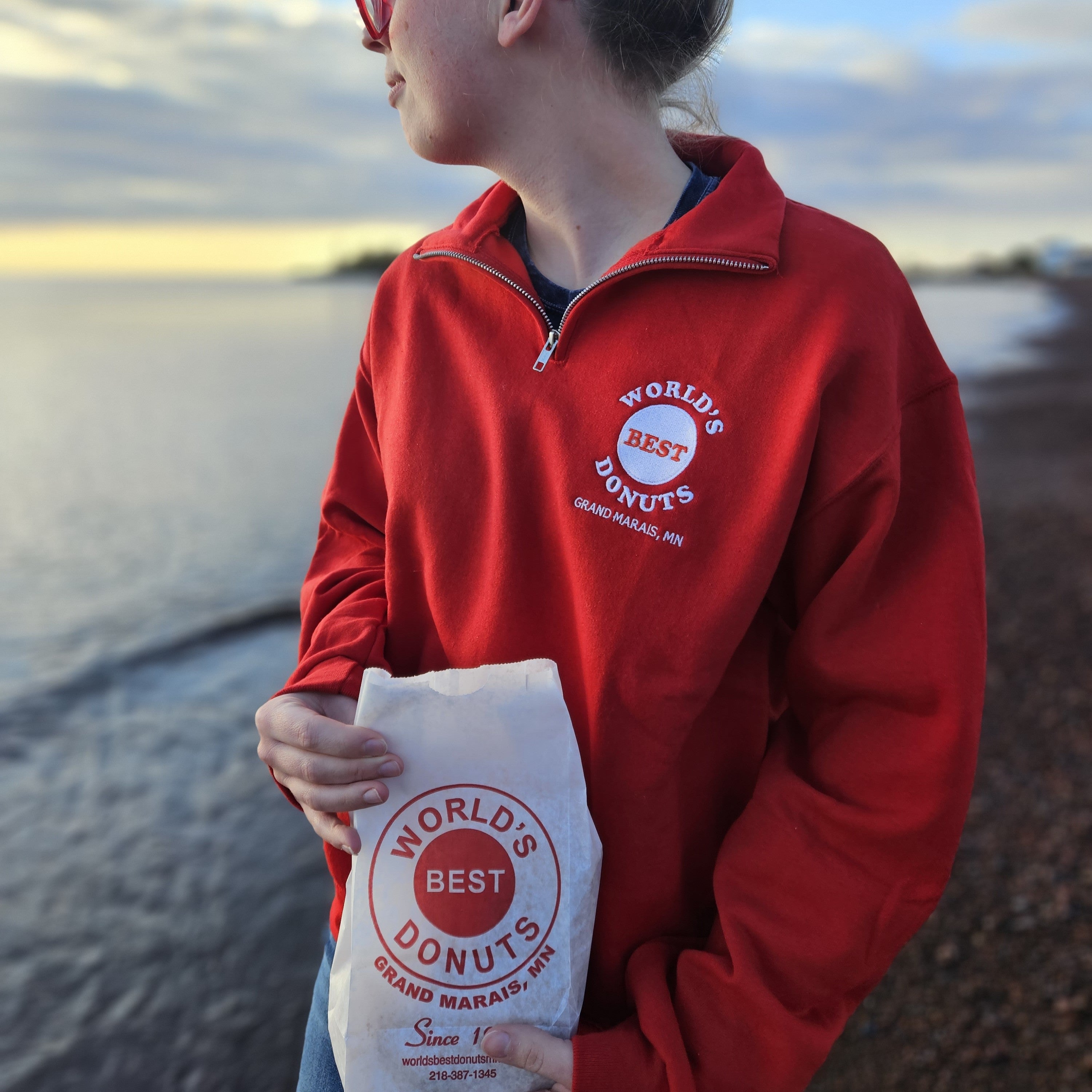1/4 Zip Sweatshirt – World's Best Donuts