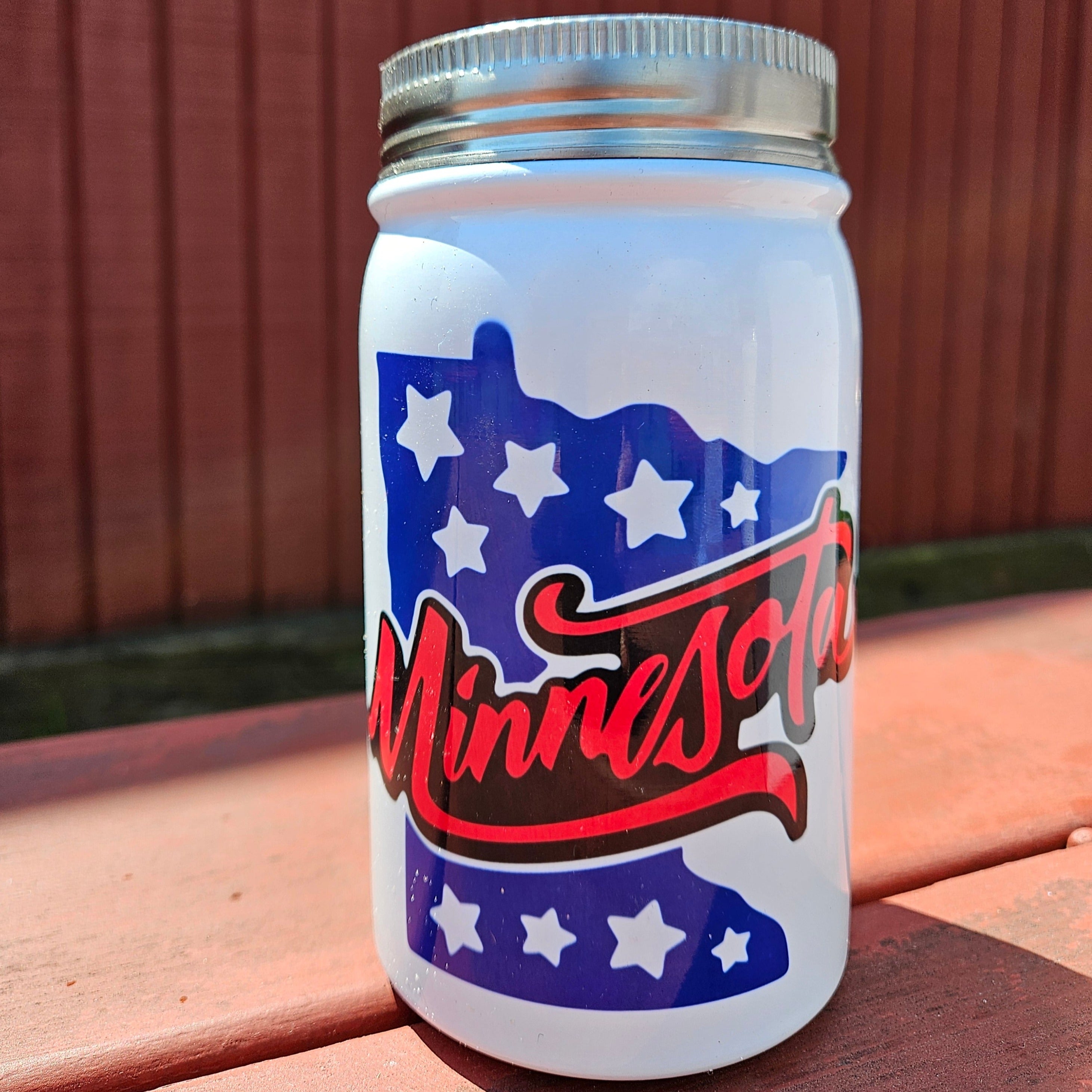 Mason Jar Cup w/ Straw