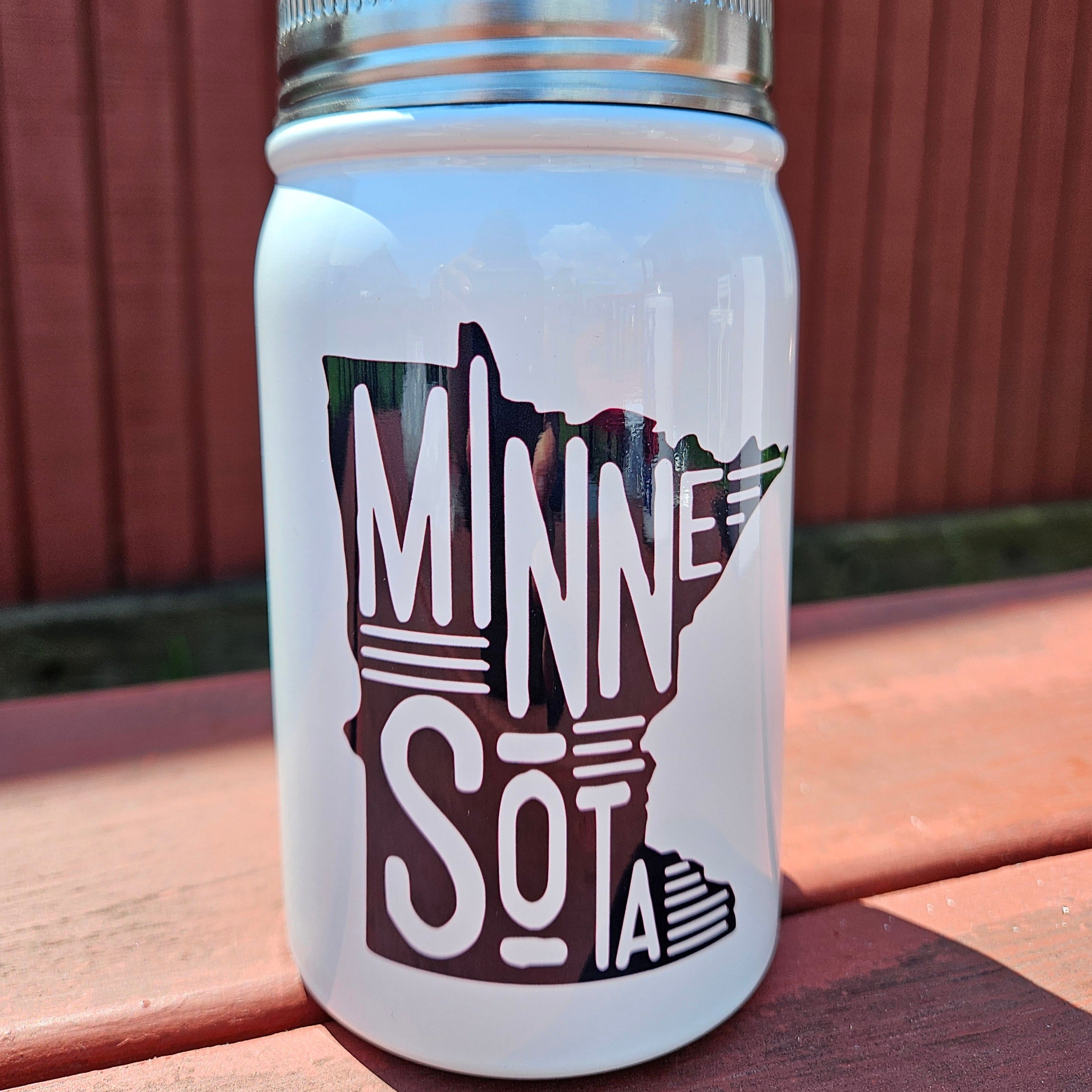 Mason Jar Cup w/ Straw