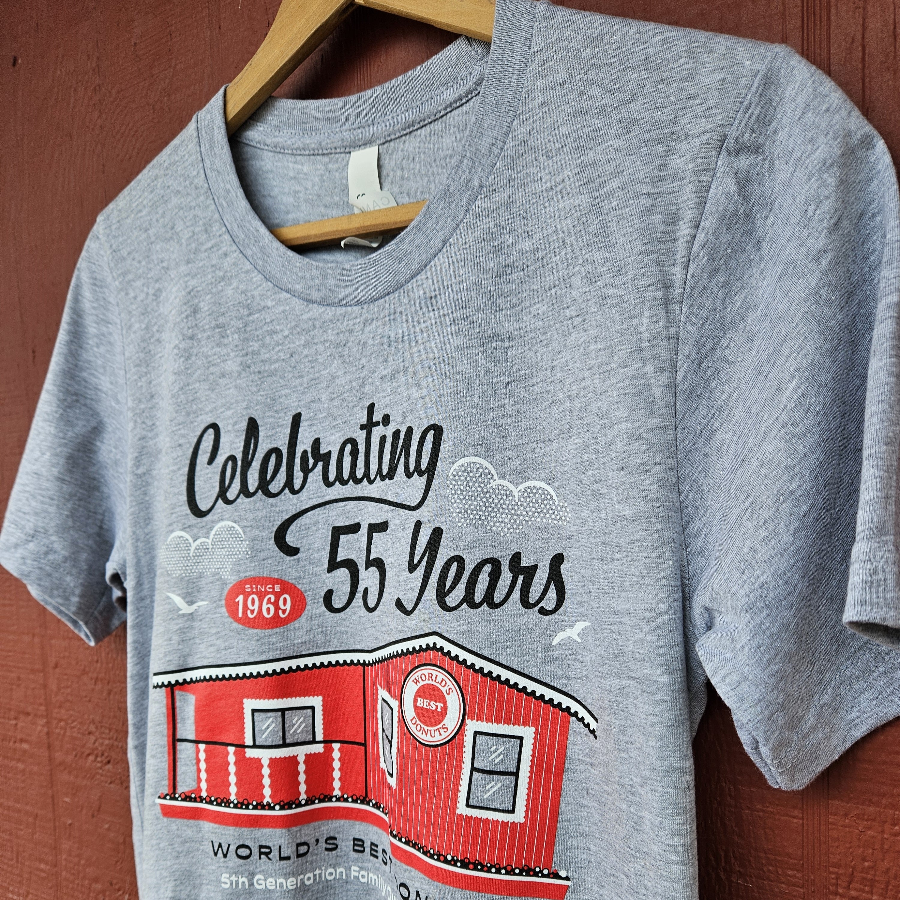 55th Anniversary Gray T-Shirt