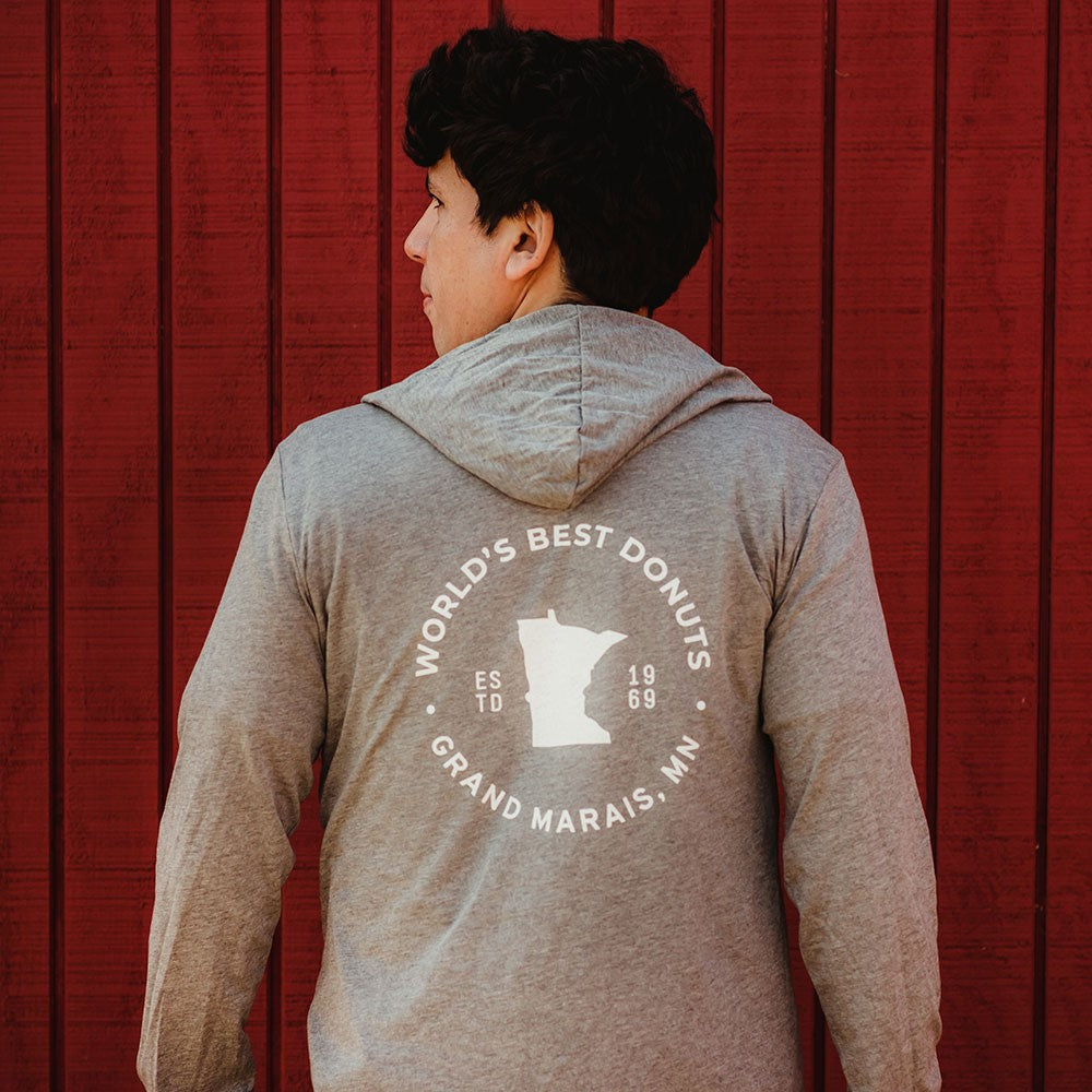 'Up North' Gray Long Sleeved Shirt