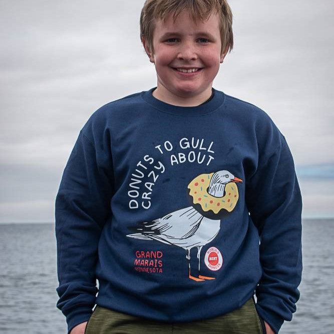 'Donuts to Gull Crazy About' Youth Sweatshirt