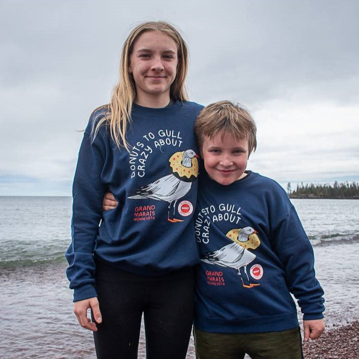 'Donuts to Gull Crazy About' Youth Sweatshirt