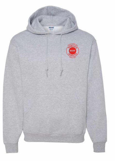 Gray Hooded Sweatshirt – World